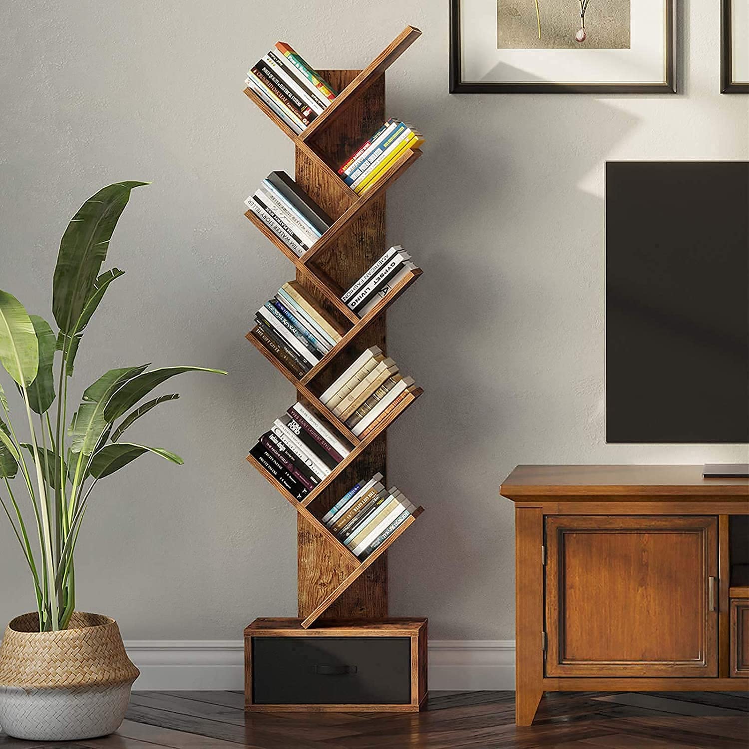 Wooden Book Rack1